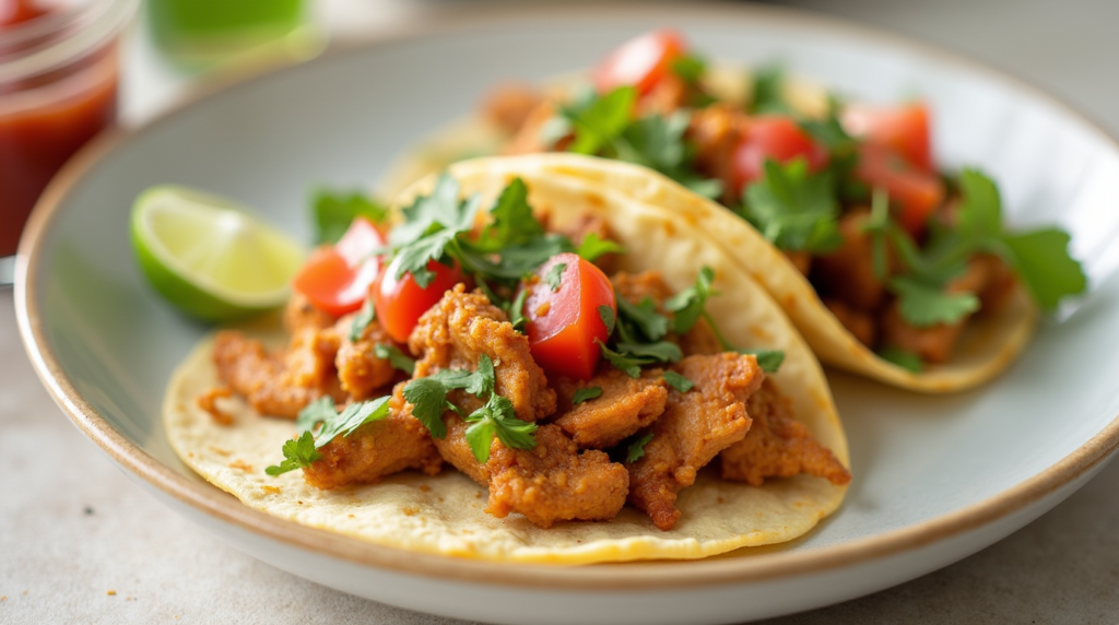 Adobo chicken taco recipe