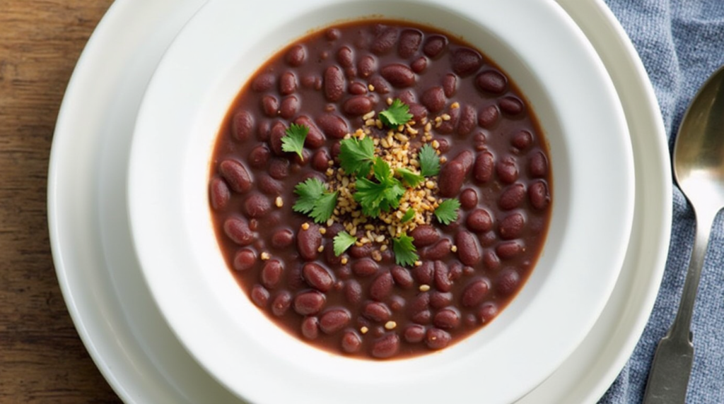 purple black bean soup recipe