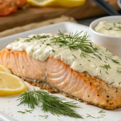 Baked salmon with mayonnaise: 5 Easy Steps To Make It 7 Baked salmon with mayonnaise